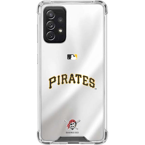 MLB Pittsburgh Pirates Jersey Home Galaxy A72 5G Clear Case